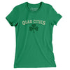 Quad City St Patrick's Day Women's T-Shirt-Kelly-Allegiant Goods Co. Vintage Sports Apparel