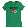 Louisville Hot Brown Women's T-Shirt-Kelly-Allegiant Goods Co. Vintage Sports Apparel
