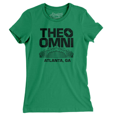 Atlanta Omni Women's T-Shirt-Kelly-Allegiant Goods Co. Vintage Sports Apparel