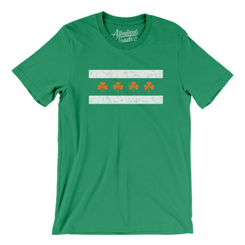 Chi-rish Flag Men/Unisex T-Shirt-Kelly-Allegiant Goods Co. Vintage Sports Apparel