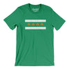 Chi-rish Flag Men/Unisex T-Shirt-Kelly-Allegiant Goods Co. Vintage Sports Apparel