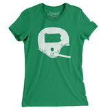 Pennsylvania Vintage Football Helmet Women's T-Shirt-Allegiant Goods Co. Vintage Sports Apparel