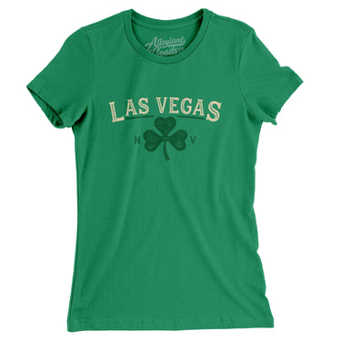 Las Vegas Nevada St Patrick's Day Women's T-Shirt-Allegiant Goods Co. Vintage Sports Apparel