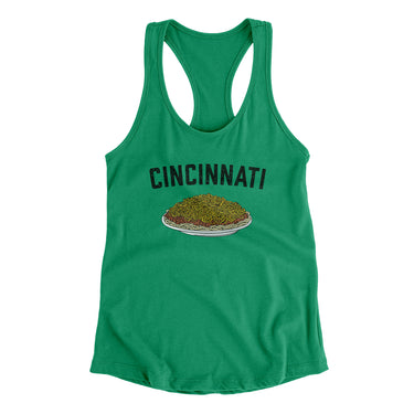 Cincinnati Chili Women's Racerback Tank-Allegiant Goods Co. Vintage Sports Apparel