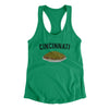 Cincinnati Chili Women's Racerback Tank-Kelly Green-Allegiant Goods Co. Vintage Sports Apparel