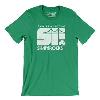 San Francisco Shamrocks Hockey Men/Unisex T-Shirt-Kelly-Allegiant Goods Co. Vintage Sports Apparel
