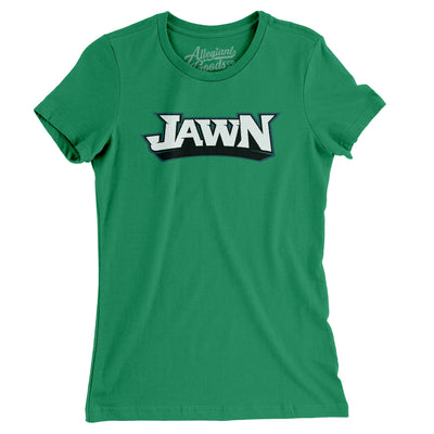 Football Jawn Women's T-Shirt-Kelly-Allegiant Goods Co. Vintage Sports Apparel