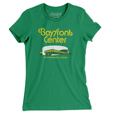 St. Petersburg Bayfront Center Women's T-Shirt-Kelly-Allegiant Goods Co. Vintage Sports Apparel