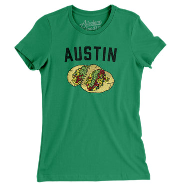 Austin Tacos Women's T-Shirt-Allegiant Goods Co. Vintage Sports Apparel