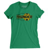 Denver Thunder Defunct Soccer Women's T-Shirt-Kelly-Allegiant Goods Co. Vintage Sports Apparel