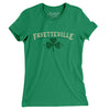 Fayetteville Arkansas St Patrick's Day Women's T-Shirt-Kelly-Allegiant Goods Co. Vintage Sports Apparel