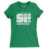 San Francisco Shamrocks Hockey Women's T-Shirt-Kelly-Allegiant Goods Co. Vintage Sports Apparel