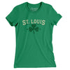 St. Louis Missouri St Patrick's Day Women's T-Shirt-Kelly-Allegiant Goods Co. Vintage Sports Apparel