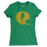 Indiana Vintage Football Helmet Women's T-Shirt-Allegiant Goods Co. Vintage Sports Apparel