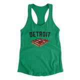Detroit Style Pan Pizza Women's Racerback Tank-Allegiant Goods Co. Vintage Sports Apparel