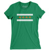 Chi-rish Flag Women's T-Shirt-Kelly-Allegiant Goods Co. Vintage Sports Apparel