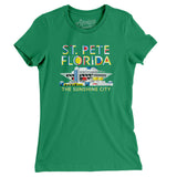 St. Pete Florida Pier Women's T-Shirt-Allegiant Goods Co. Vintage Sports Apparel