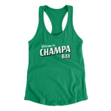 Champa Bay Women's Racerback Tank-Allegiant Goods Co. Vintage Sports Apparel