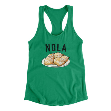 New Orleans Beignets Women's Racerback Tank-Allegiant Goods Co. Vintage Sports Apparel
