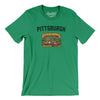 Pittsburgh Style Sandwich Men/Unisex T-Shirt-Kelly-Allegiant Goods Co. Vintage Sports Apparel