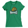 Memphis Mad Dogs Football Women's T-Shirt-Kelly-Allegiant Goods Co. Vintage Sports Apparel