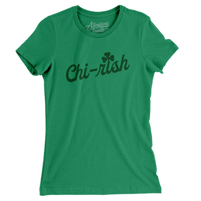 Chi-rish Women's T-Shirt-Kelly-Allegiant Goods Co. Vintage Sports Apparel