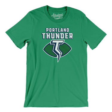 Portland Thunder Football Men/Unisex T-Shirt-Allegiant Goods Co. Vintage Sports Apparel