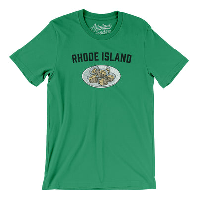 Rhode Island Clams Men/Unisex T-Shirt-Kelly-Allegiant Goods Co. Vintage Sports Apparel