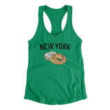 New York Bagel Women's Racerback Tank-Allegiant Goods Co. Vintage Sports Apparel