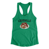 Louisville Hot Brown Women's Racerback Tank-Allegiant Goods Co. Vintage Sports Apparel