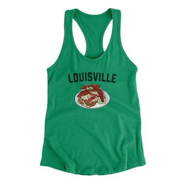 Louisville Hot Brown Women's Racerback Tank-Allegiant Goods Co. Vintage Sports Apparel