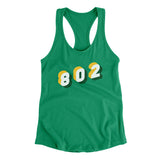 Vermont 802 Area Code Women's Racerback Tank-Allegiant Goods Co. Vintage Sports Apparel