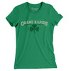 Grand Rapids Michigan St Patrick's Day Women's T-Shirt-Kelly-Allegiant Goods Co. Vintage Sports Apparel