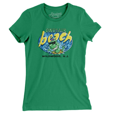 Dinosaur Beach Pier Amusement Park Women's T-Shirt-Allegiant Goods Co. Vintage Sports Apparel