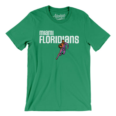 Miami Floridians Basketball Men/Unisex T-Shirt-Kelly-Allegiant Goods Co. Vintage Sports Apparel