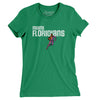 Miami Floridians Basketball Women's T-Shirt-Kelly-Allegiant Goods Co. Vintage Sports Apparel