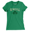 O'Neill Nebraska St Patrick's Day Women's T-Shirt-Kelly-Allegiant Goods Co. Vintage Sports Apparel