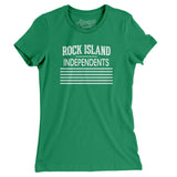 Rock Island Independents Football Women's T-Shirt-Allegiant Goods Co. Vintage Sports Apparel
