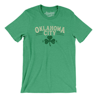 Oklahoma City Oklahoma St Patrick's Day Men/Unisex T-Shirt-Allegiant Goods Co. Vintage Sports Apparel