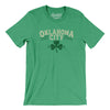Oklahoma City Oklahoma St Patrick's Day Men/Unisex T-Shirt-Heather Kelly-Allegiant Goods Co. Vintage Sports Apparel