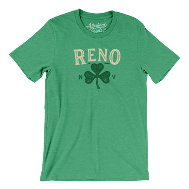 Reno Nevada St Patrick's Day Men/Unisex T-Shirt-Allegiant Goods Co. Vintage Sports Apparel