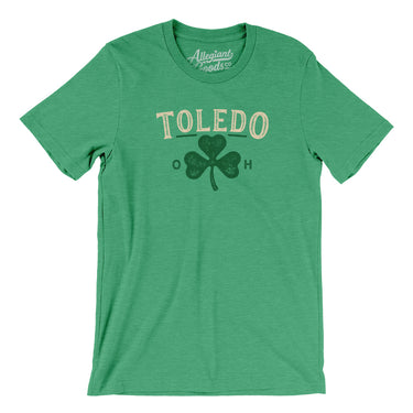 Toledo Ohio St Patrick's Day Men/Unisex T-Shirt-Allegiant Goods Co. Vintage Sports Apparel