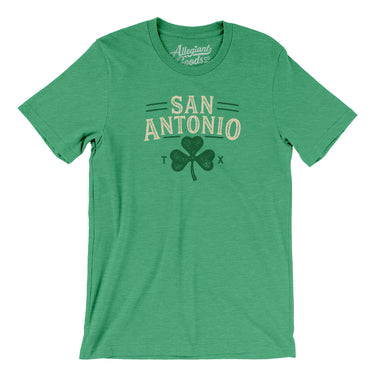 San Antonio Texas St Patrick's Day Men/Unisex T-Shirt-Allegiant Goods Co. Vintage Sports Apparel
