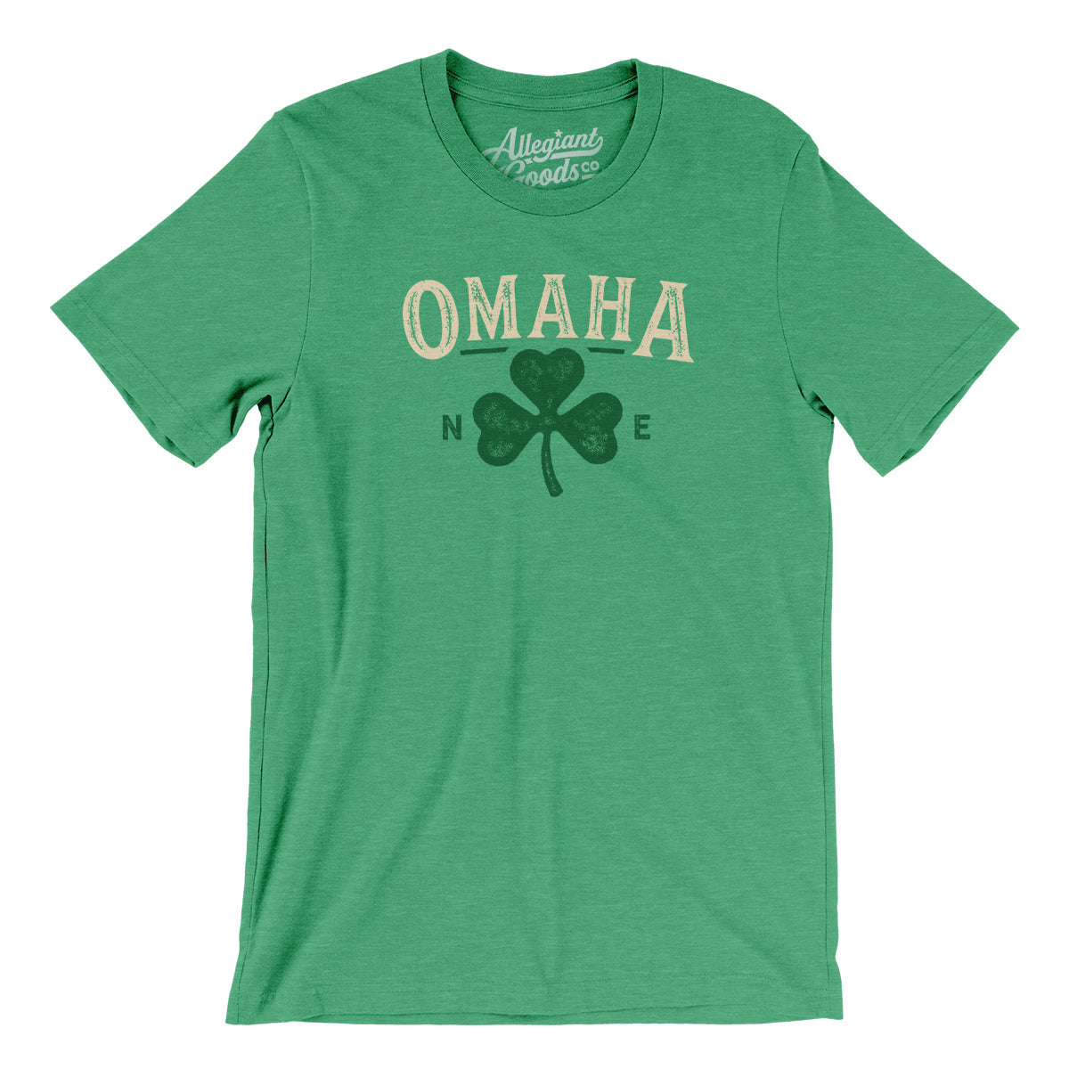 Omaha Nebraska St Patrick's Day Men/Unisex T-Shirt - Allegiant