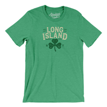 Long Island New York St Patrick's Day Men/Unisex T-Shirt-Allegiant Goods Co. Vintage Sports Apparel