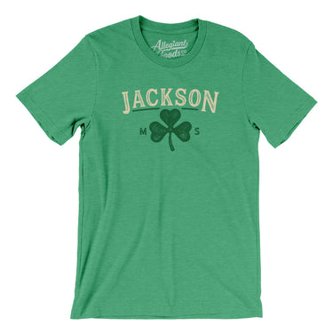 Jackson Mississippi St Patrick's Day Men/Unisex T-Shirt-Allegiant Goods Co. Vintage Sports Apparel