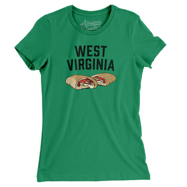 West Virginia Pepperoni Roll Women's T-Shirt-Allegiant Goods Co. Vintage Sports Apparel