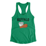 Buffalo Chicken Wings Women's Racerback Tank-Allegiant Goods Co. Vintage Sports Apparel