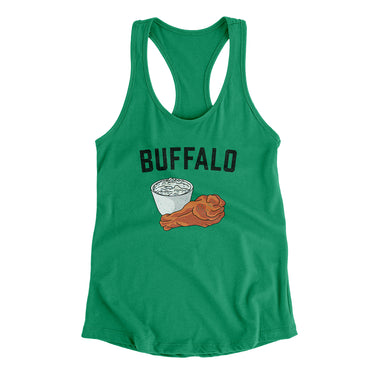 Buffalo Chicken Wings Women's Racerback Tank-Allegiant Goods Co. Vintage Sports Apparel