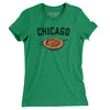 Chicago Style Deep Dish Pizza Women's T-Shirt-Kelly-Allegiant Goods Co. Vintage Sports Apparel